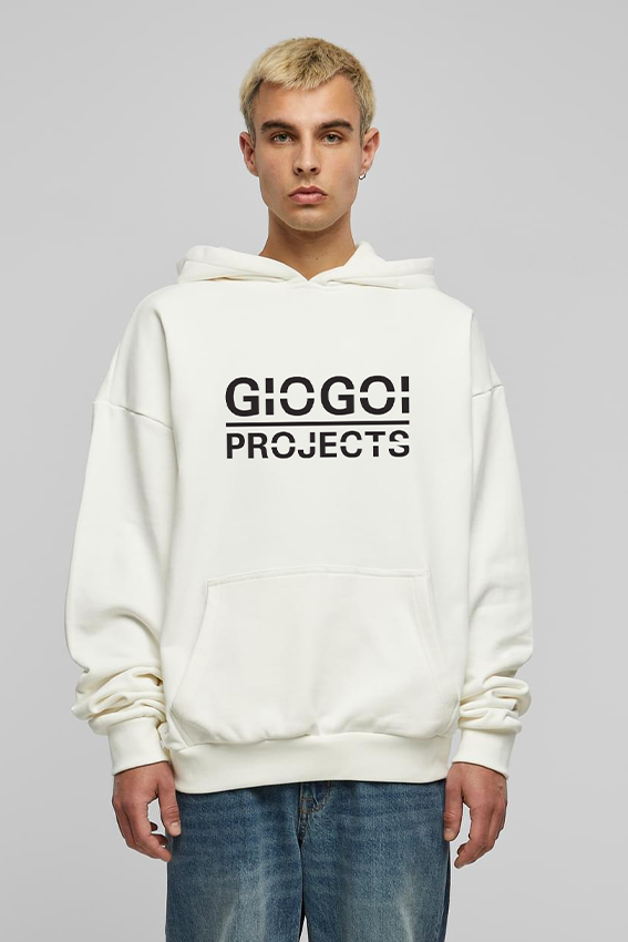 GIOGOI PROJECTS STATEMENT OFF WHITE HOOD