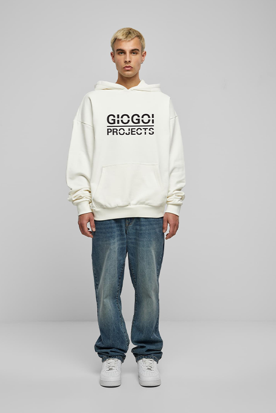 GIOGOI PROJECTS STATEMENT OFF WHITE HOOD