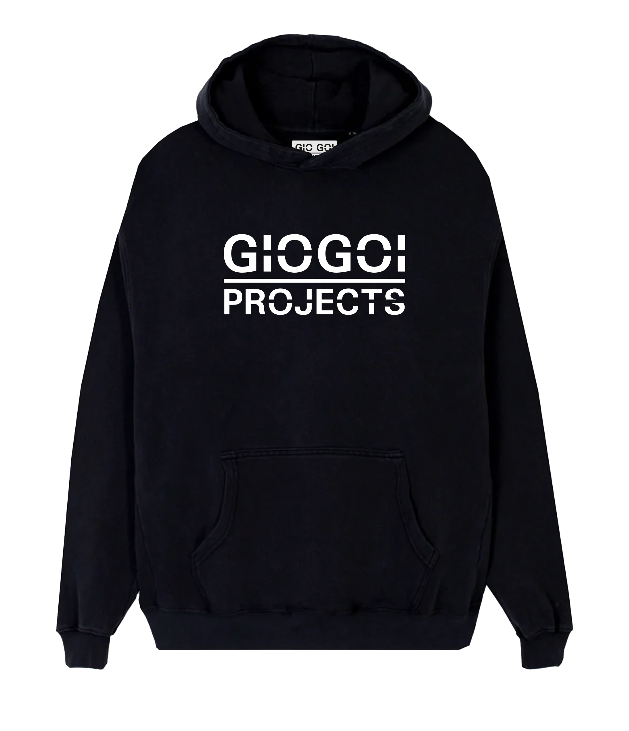 GG001 BLACK REGULAR FIT HOOD